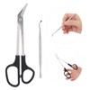 Nail Scissors for Toenails with Long Handle, Unique Ergonomic Design,