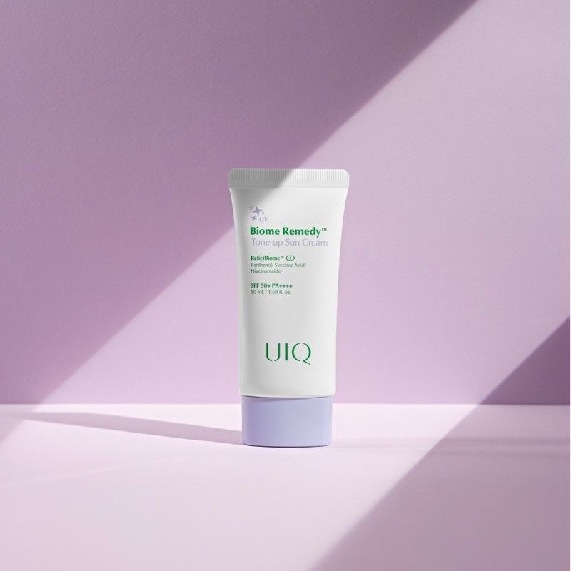 Uique Biome Remedy Tone-Up Sunscreen (Purple), 20ml, 1 piece