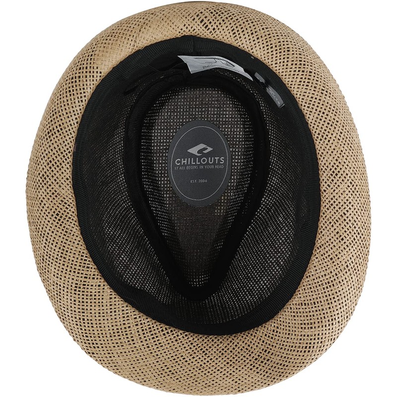 CHILLOUTS LABASA Trilby Straw Hat Summer Hat Sun Hat (L/XL