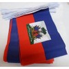 AZ FLAG Haiti Flag Chain 12 Metres with 20 Flags