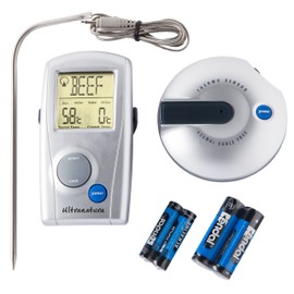 Ultranatura Wireless Digital Barbecue Thermometer TM-50, Barbecue Meat Thermometer with LED Display, Roasting Thermometer for Grilling Meat, BBQ Thermometer, Meat Thermometer, Grill Thermometer