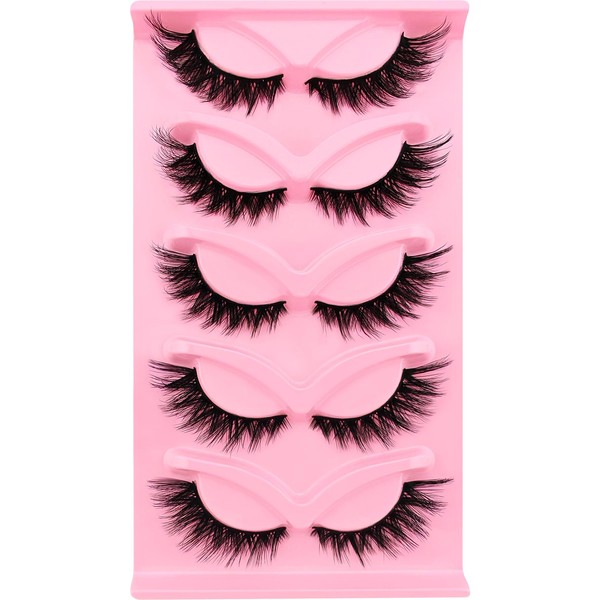 Cat Eye Lashes Fluffy 18mm Curly Volume Eyelashes, that Look
