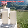 Wondise Solar Powered Candles IP65 Outdoor Waterproof Rechargeable LED Candles