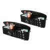 momocar 2PC Rear Trunk Side Storage Box Cargo Organizers For