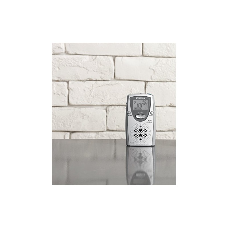 Sangean DT-210 FM-Stereo/AM PLL Synthesized Tuning Pocket Radio