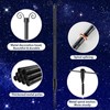 EUIJOIP 10FT String Light Poles with Spiral Ground Stakes, 38mm