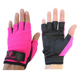 Mighty Grip Non-Tuck Pole Dance Gloves (Hot Pink, M)