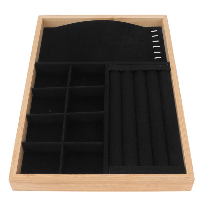 Jewelry Drawer Insert Multipurpose Triple Use Jewelry Display Tray for
