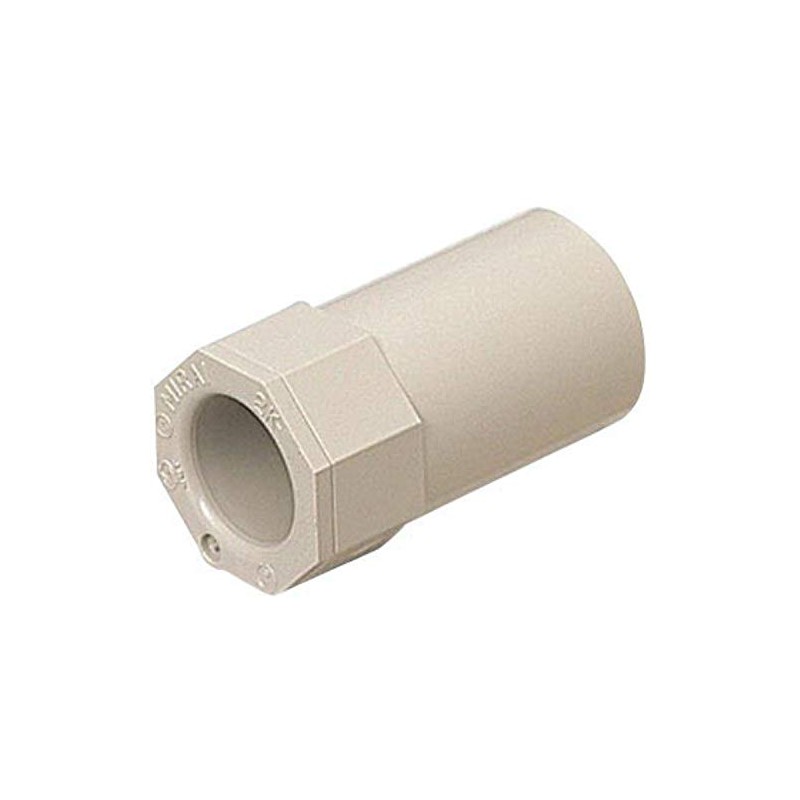 Mirai Industry 2K-22J No. 2 Connector, Compatible Tube, Beige, 10