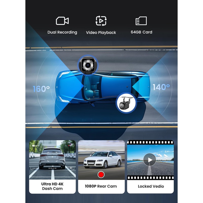 Portable CarPlay Screen for Car, 9'' Wireless Apple CarPlay &