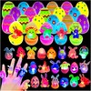Cherislpy 24 Pack Prefilled Easter Eggs with 3D Finger Lights