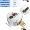2 Pack Puck Lock, Hidden Shackle Padlock Heavy Duty Trailer