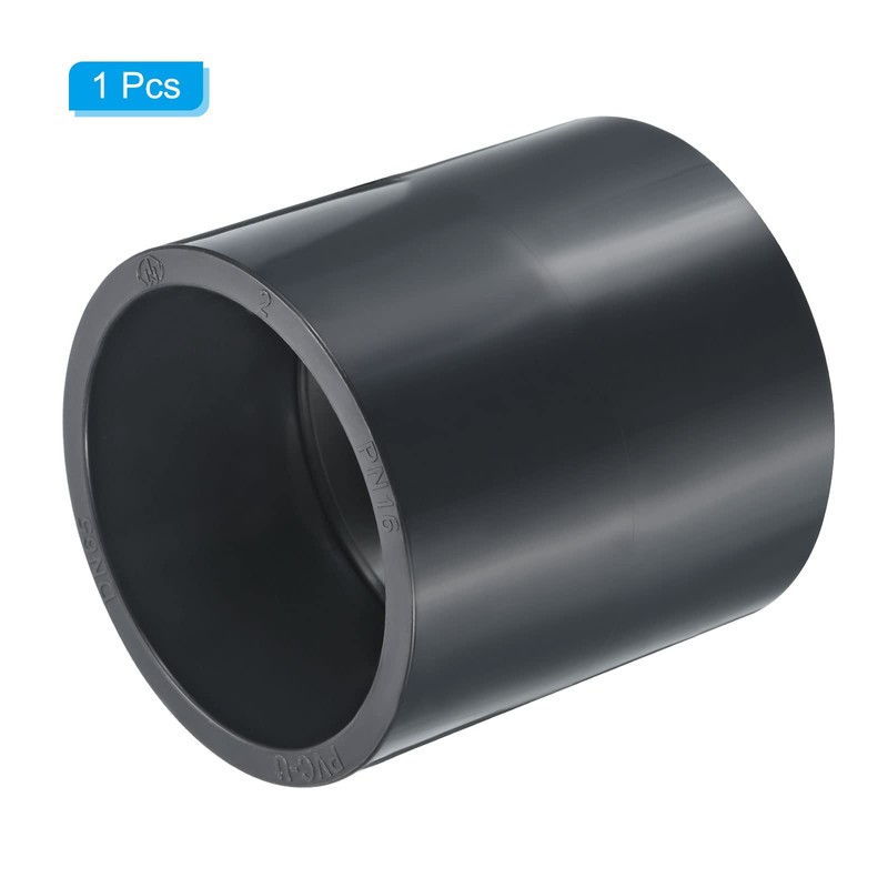 PATIKIL UPVC Pipe Fitting 75mm 2.95 Inch Socket, 1 Pack