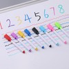 AIMALL 8 Colour Magnetic Whiteboard Marker Pens with Dry Wipe
