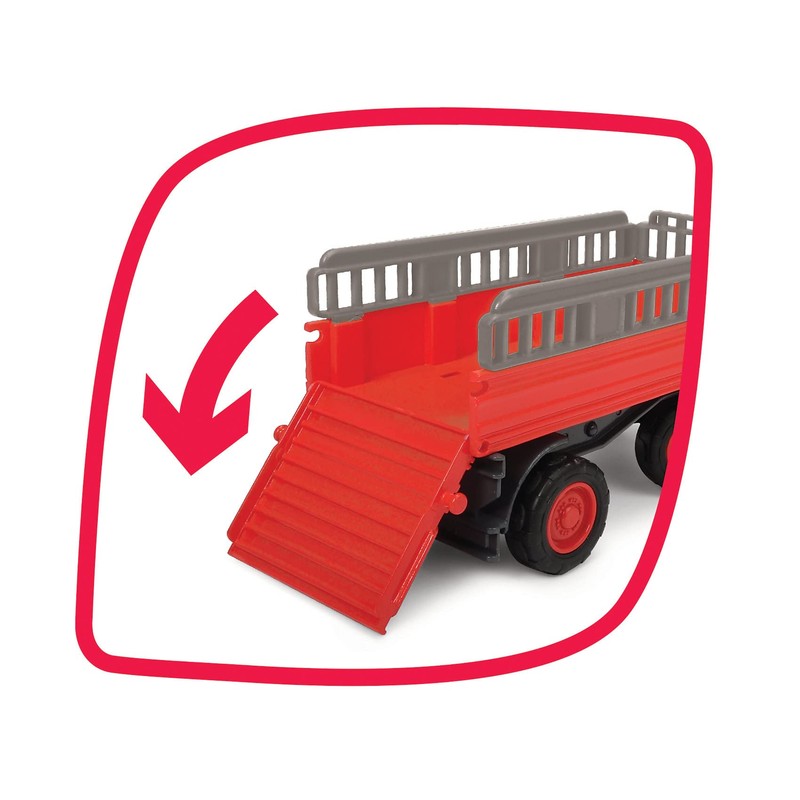 DICKIE toys 204115002 ABC Massey Ferguson Animal Trailer