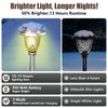 Beau Jardin 4 Pack Solar Pathway Lights Outdoor Stainless Steel