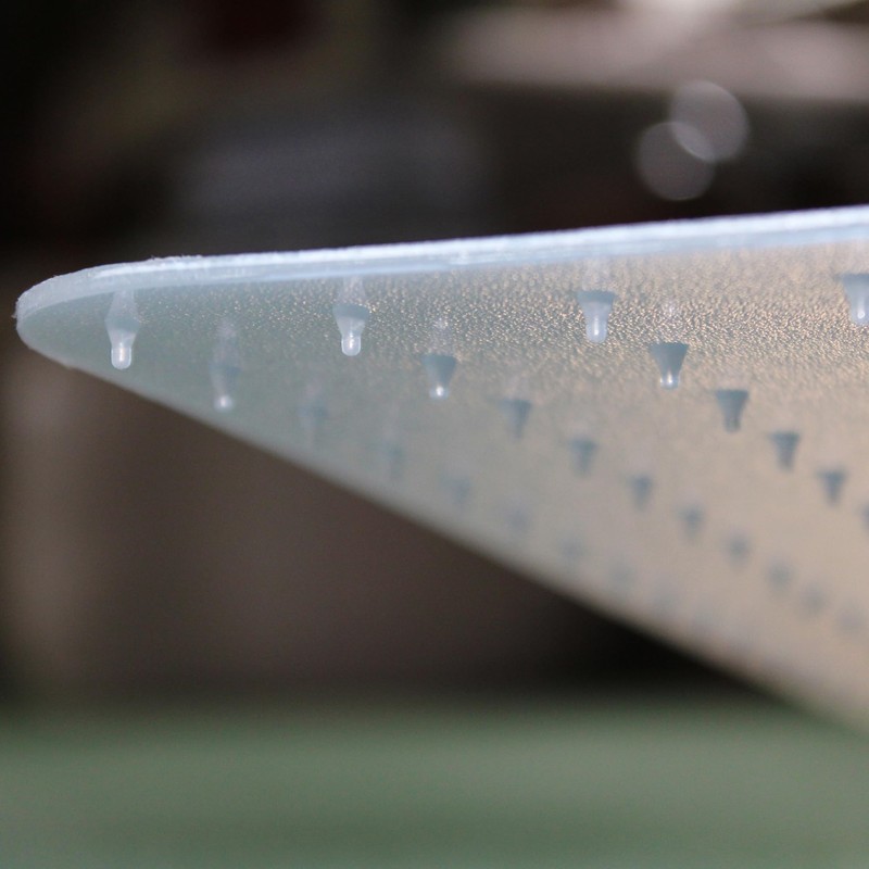 Floortex Ecotex Polypropylene Foldable Chair Mat for Low Pile Carpets