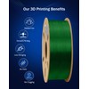 DURAMIC 3D PETG Filament 1.75mm Translucent Green, 3D Printing Filament