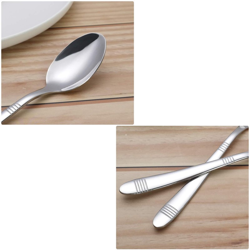 Callyne Set of 12 Dessert Spoon, Small Spoon Stainless Steel