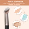 TEOYALL Foundation Contour Conceal Brush Set, 3PCS Angled Synthetic Kabuki