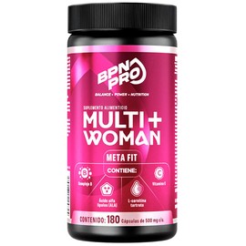 Multivitaminico Para Mujer  180 Cápsulas  Vitaminas con Colágeno, Curcuma y Pimienta Negra  Vinagre de Manzana  Jengibre Biotina Acido Fólico         