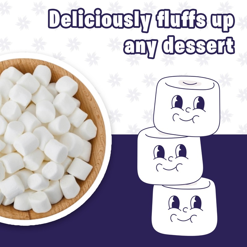 [Mini] Case Pack 12 Pounds Bulk Campfire Mini Marshmallows -