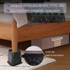 Sunifier Bed Risers 8 inch Heavy Duty, 4 Pack L