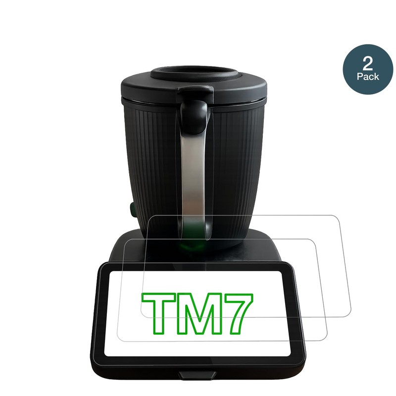 dipos 2 x Screen Protector 9H Compatible with Vorwerk Thermomix