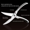 Chicken Bone Scissor Stainless Steel Poultry Kitchen Shear with Safe