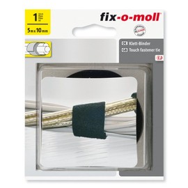 Fix-O-Moll Technic 5 M X 30 mm Klett-Binder Black, 3563070