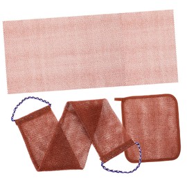 Mikinona 1Set Exfoliating Loofah Strap Durable Nylon Body Scrubber for Skin Exfoliation for Back Feet and Facial Cleansing Shower Routine