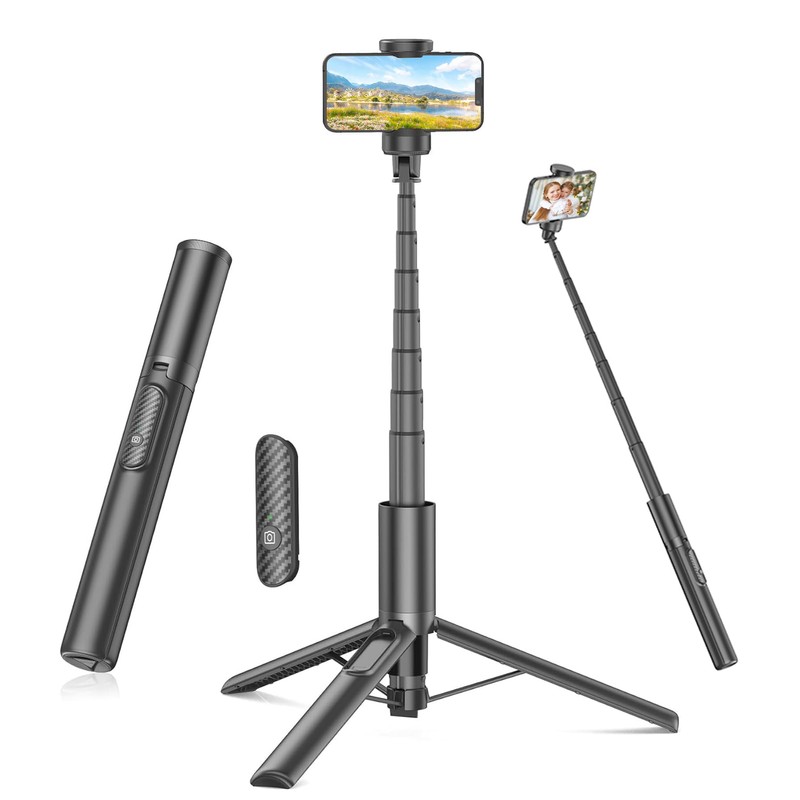 Gahenwo Tripie para Celular de 170 cm Selfie Stick Aluminio
