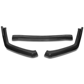 CS-Style Front Bumper Carbon Fiber Look Spoiler Lip Compatible with 15-20 Subaru WRX/STI Sedan