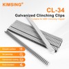 KIMSING CL-34 Galvanized Clinching Clips 960 PCS/Box Compatible with M85