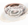 AIMALL 4-Pack Vintage Oval Crochet Placemats, Handmade French Lace Doilies,