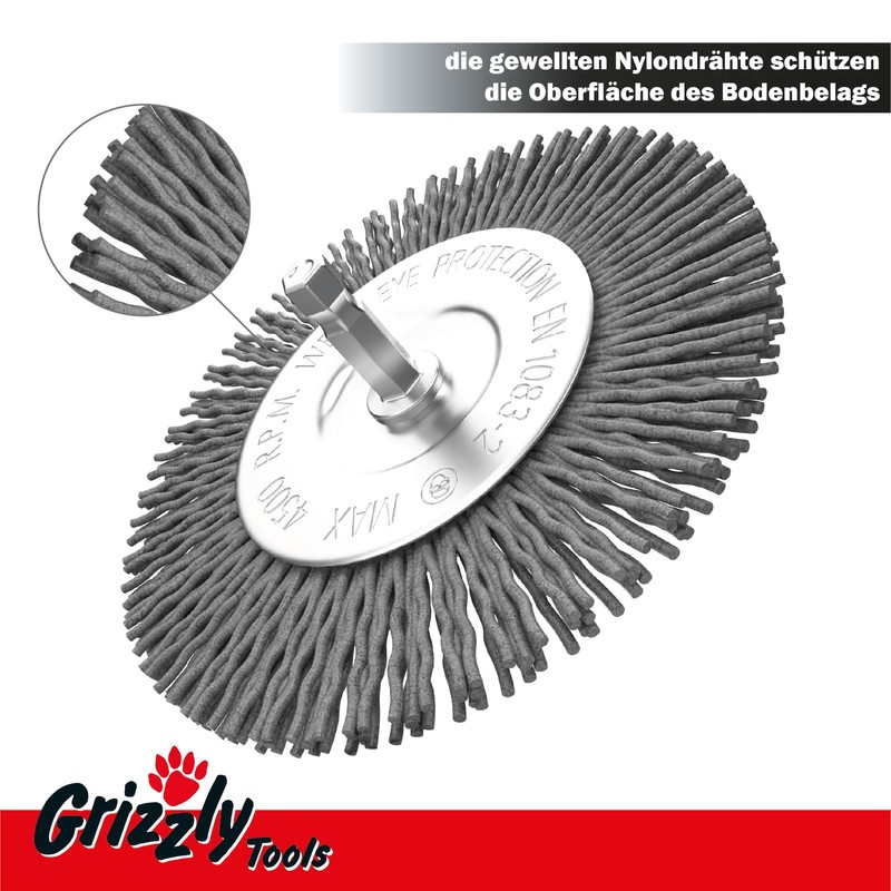 Grout Brush Nylon Replacement Brush Nylon Brush | 2-Piece Weed