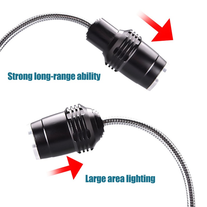 Magnetic Barbecue Grill Lights with Side Lamp Zoomable Water and