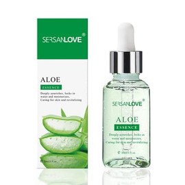 Organic Collagen Facial Serum, Available in 4 Varieties - Hyaluronic Acid, Aloe, Orange, Rice Essence - 30ML (30ML, Aleo Vera)