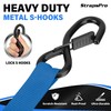 Retractable Ratchet Straps, 1763lb Break Strength Blue Self Retracting Ratchet