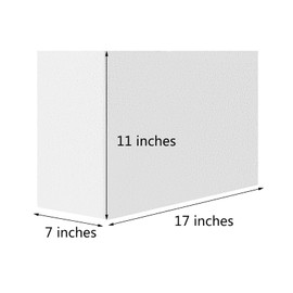 AMZQNART Craft Foam Blocks, 7 in Thick 17x11" EPS Polystyrene Rectangle Foam Blocks Packs of 1 pcs for Art Sculpting, Sculpture, Modeling, School and Home DIY.