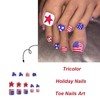 FIEONCIY Press on Toenails with Designs Acrylic Fake Nails for