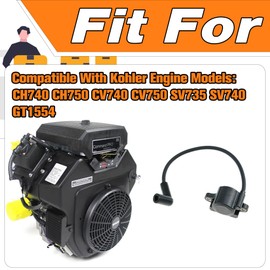 Upgraded DSAI Ignition Coil Compatible with Kohler CH740 CH750 CV740 CV750 SV735 SV740 GT1554 Engine Replace #24-584-63-S, 24-584-89-S,24-584-90-S,24-755-172-S