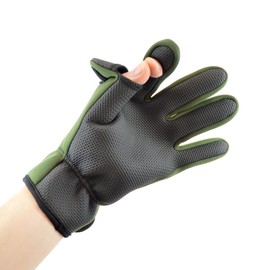 Mens Undercover Fishermans Neoprene Gloves GL640UCL Olive L/XL