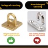 4Psc Wall Screw Mount Crowd Control Stanchions Gold and Silver
