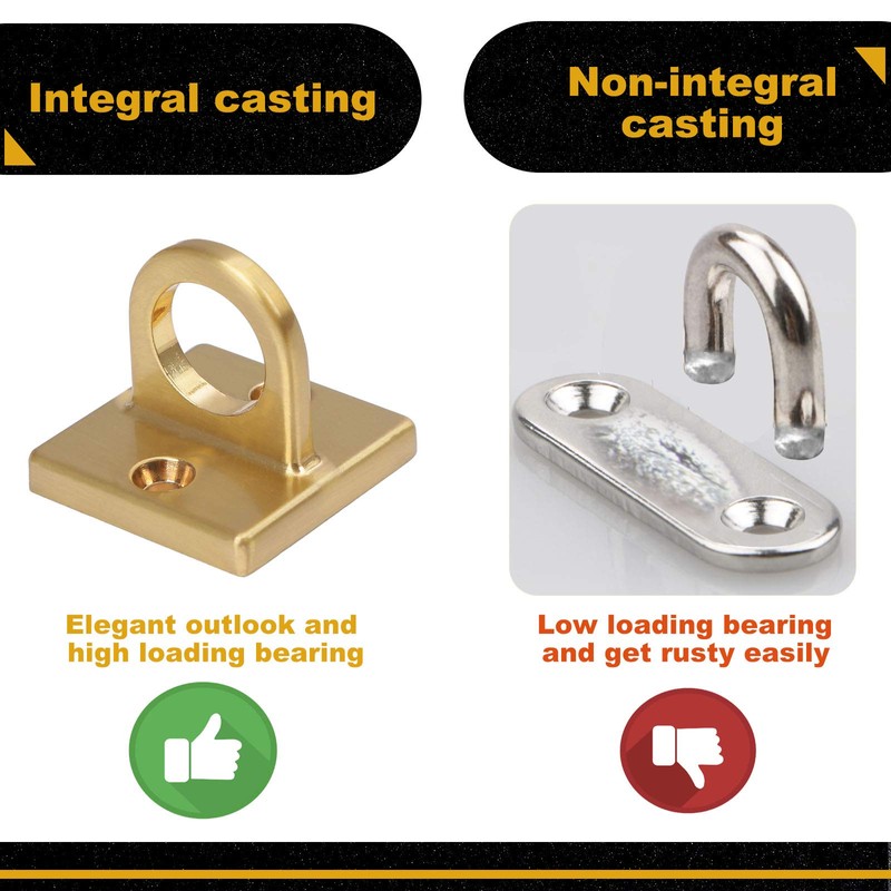 4Psc Wall Screw Mount Crowd Control Stanchions Gold and Silver