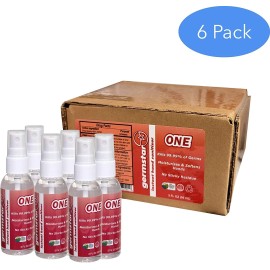Germstar Hand Sanitizer 2oz Spray Bottle Travel Everyday Multi Pack [6Pack-ONE]