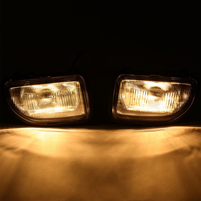 HECASA Pair Fog Lights Compatible with 1991-1995 Toyota MR2 With
