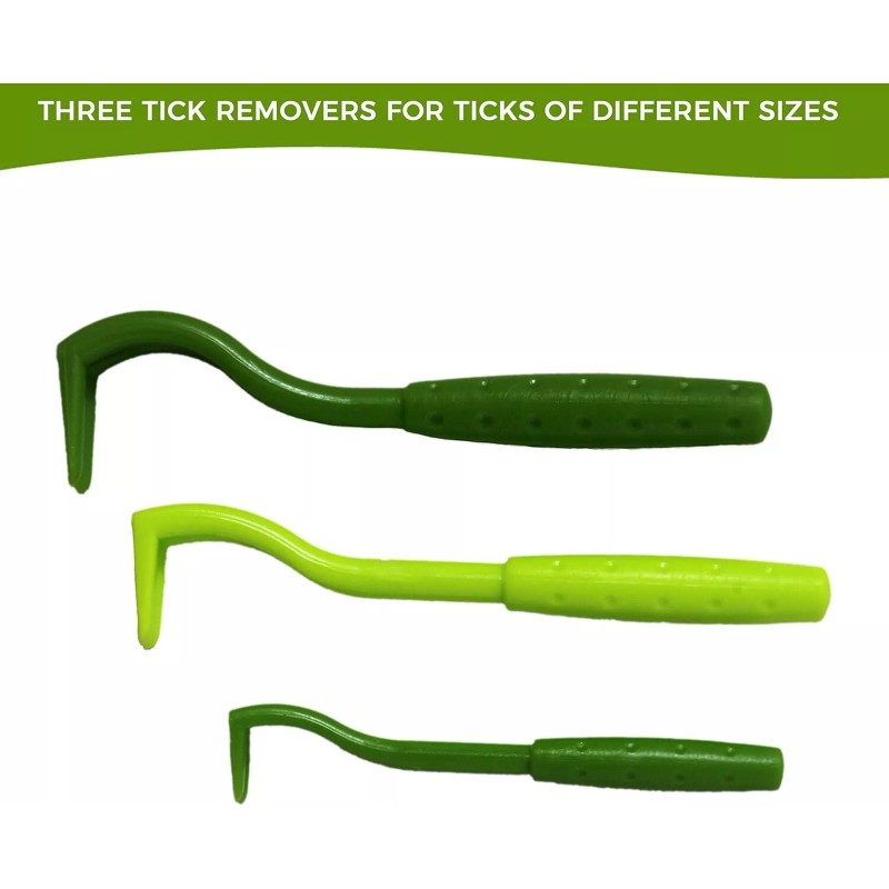 TickCheck Tick Remover Value 3 Pack - Tick Remover Tools