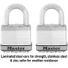 Master Lock M5XT Magnum Heavy Duty Outdoor Padlock with Key,
