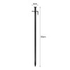 Sarini Heavy Duty Tree Stakes Kit,3 Metal Stakes,3 Tree Straps,10m